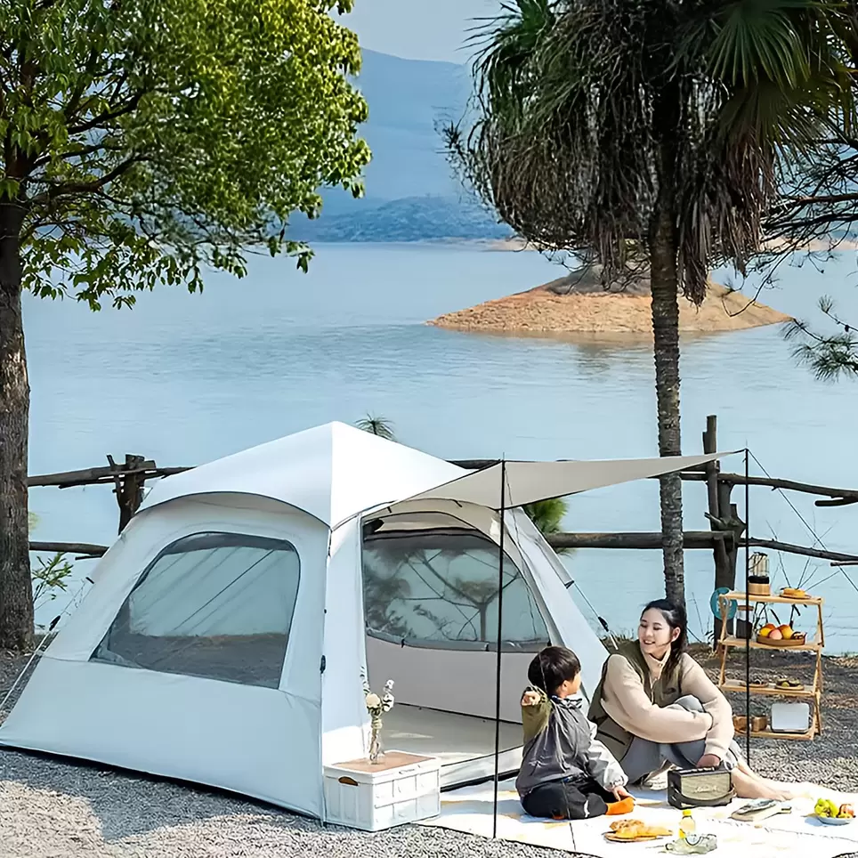 Tiendas de campaña portátiles para acampar al aire libre