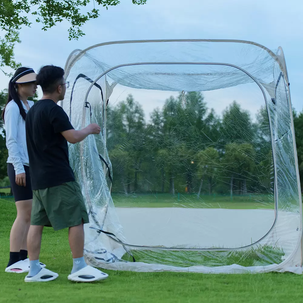 Tienda de burbujas ClearView: instalación instantánea para disfrutar al aire libre en cualquier época del año